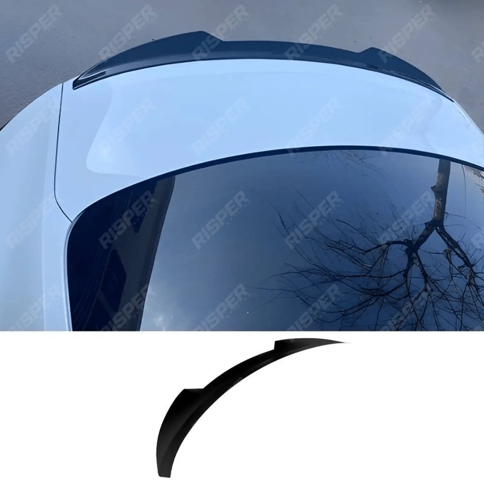 Audi A5 Coupe S-line 2017+ / A5 Sportback 2019+ - Risper Spoiler Lip In Gloss Black