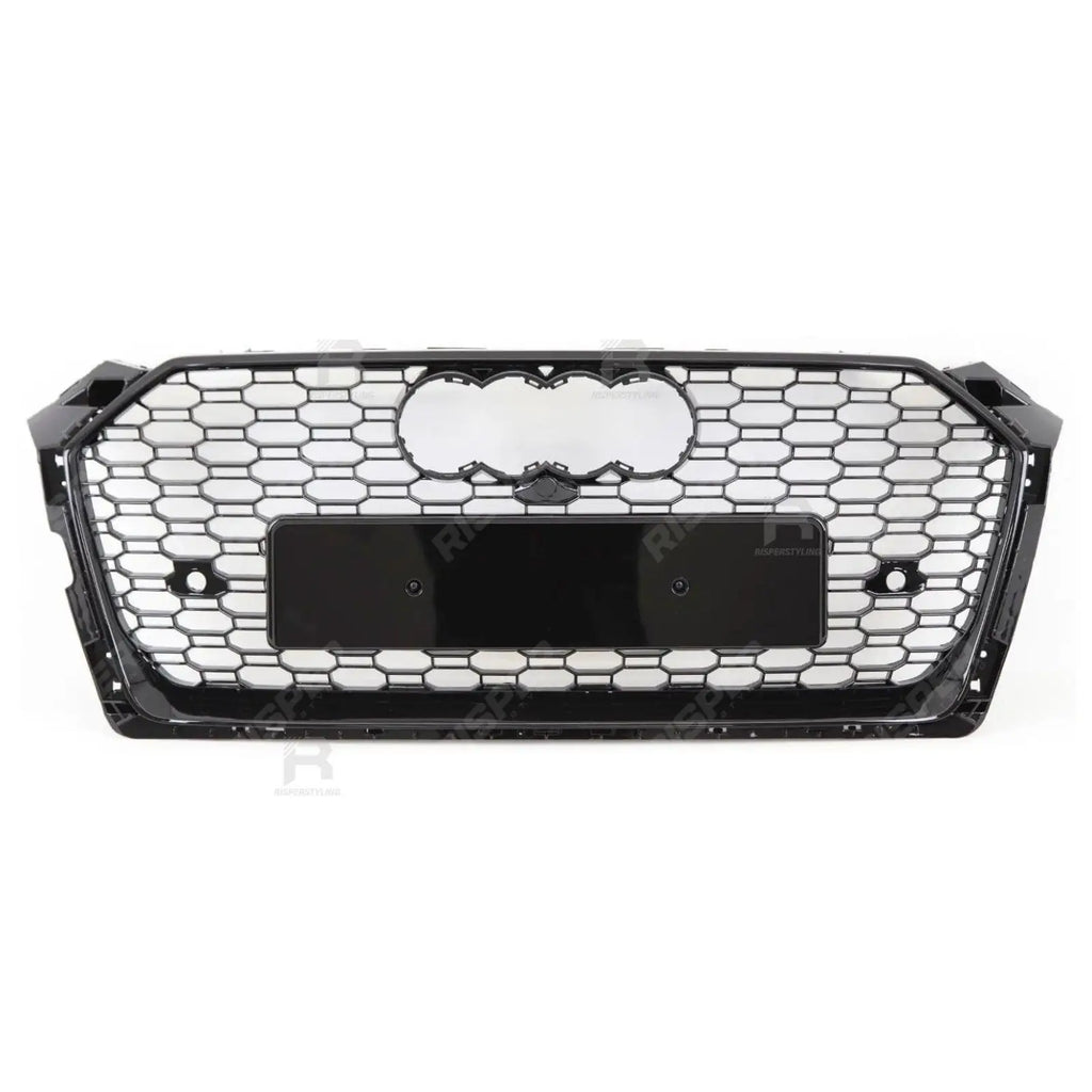 Audi A5 / S5 B9 (8W6) 2016-2019 Gloss Black RS5 Style Honeycomb Grill