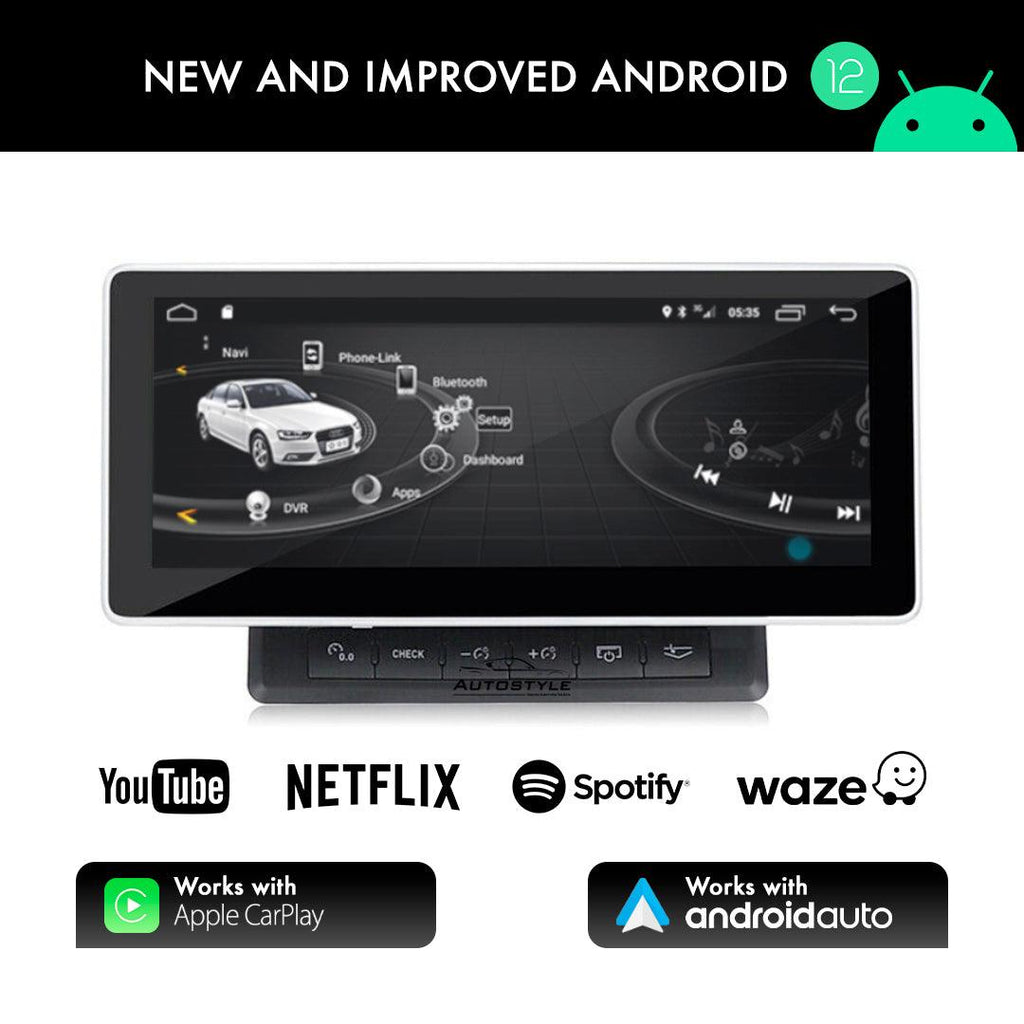 Audi A6 (C6) (2005-2011) Apple CarPlay Android Auto 10.25" Touch Screen Upgrade