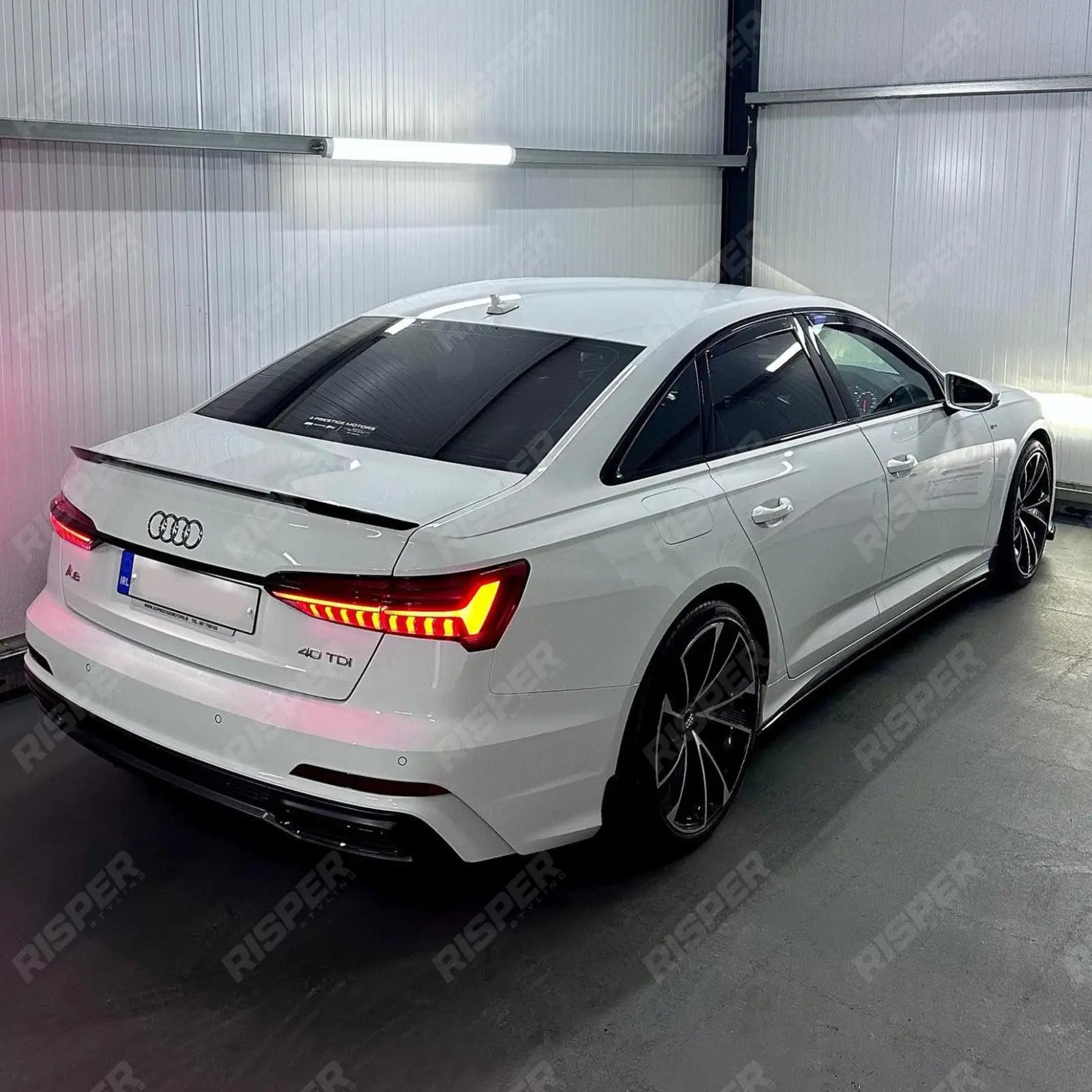 Audi A6 C8 2019+ Gloss Black RS6-Style Rear Boot Spoiler