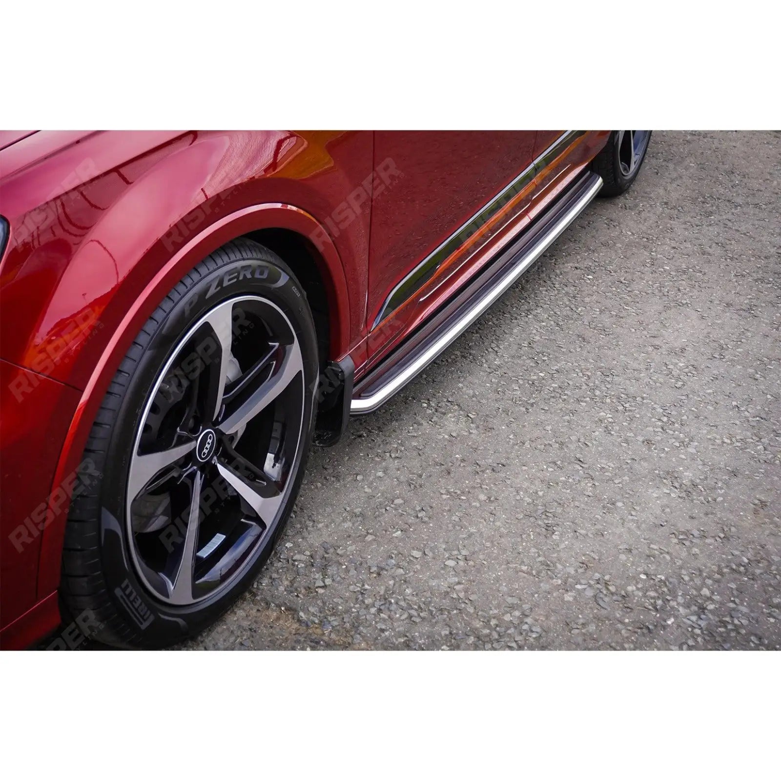 Audi Q8 2019 On Oe Style 2 Running Boards - Side Steps - Pair - Silver