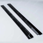 Audi Q8 S-Line 2018 On Side Skirt Splitters 2 Piece In Gloss Black