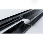 Audi Q8 S-Line 2018 On Side Skirt Splitters 2 Piece In Gloss Black