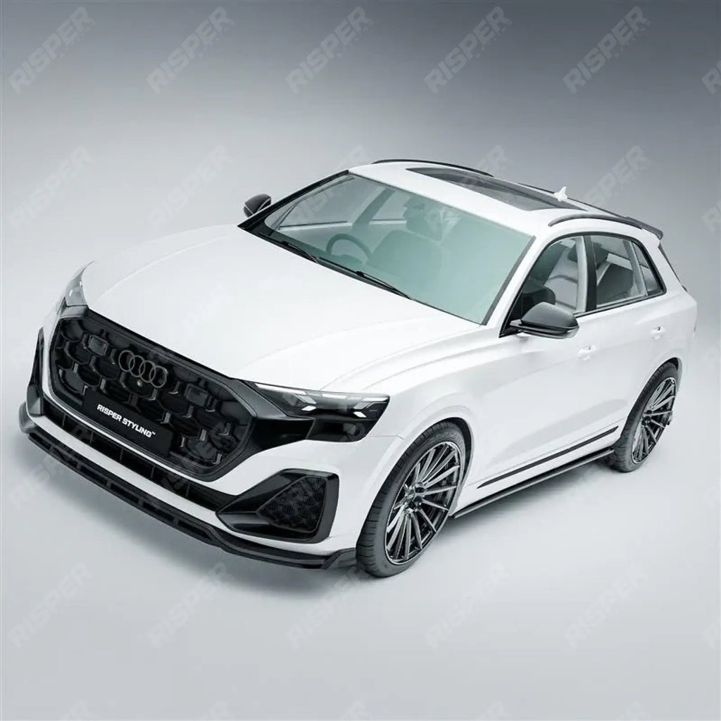 Audi Q8 S-Line 2023+ Full Aero Low Line Kit In Gloss Black