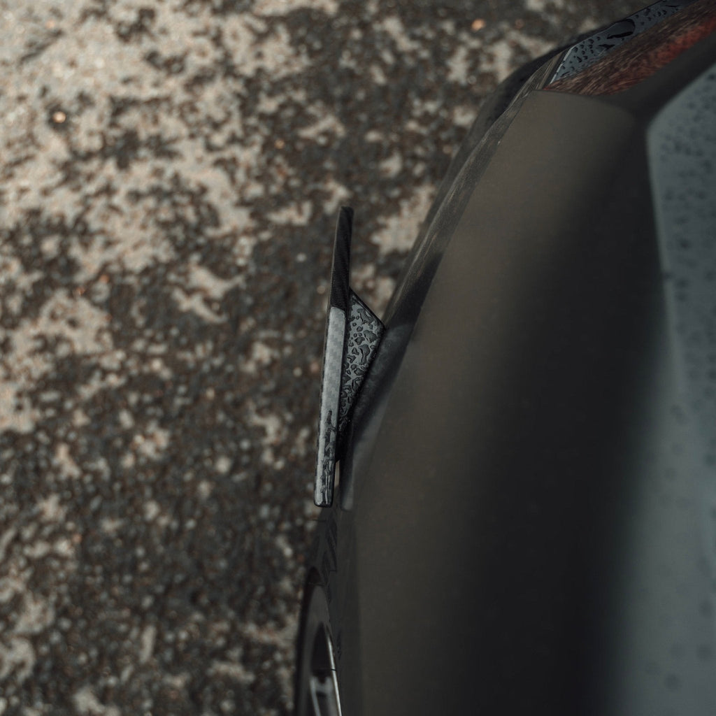 Audi R8 4S Facelift LCI Pre-Preg Carbon Fibre Rear Bumper Canards by TRE (2021-2024)