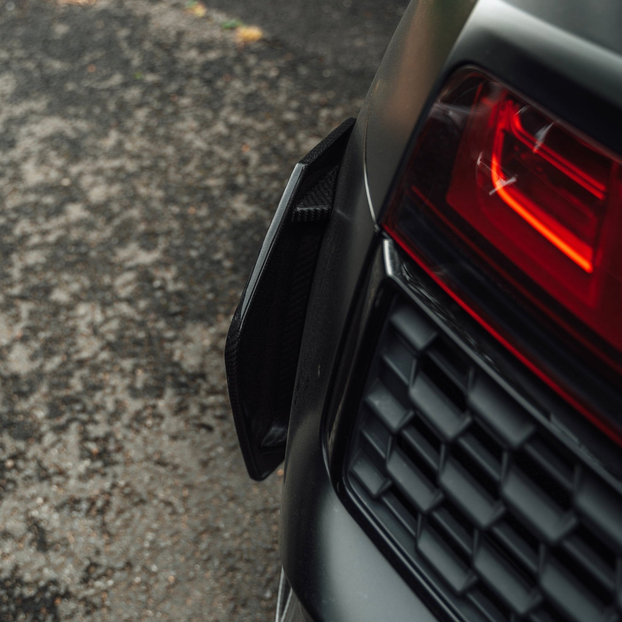 Audi R8 4S Facelift LCI Pre-Preg Carbon Fibre Rear Bumper Canards by TRE (2021-2024)