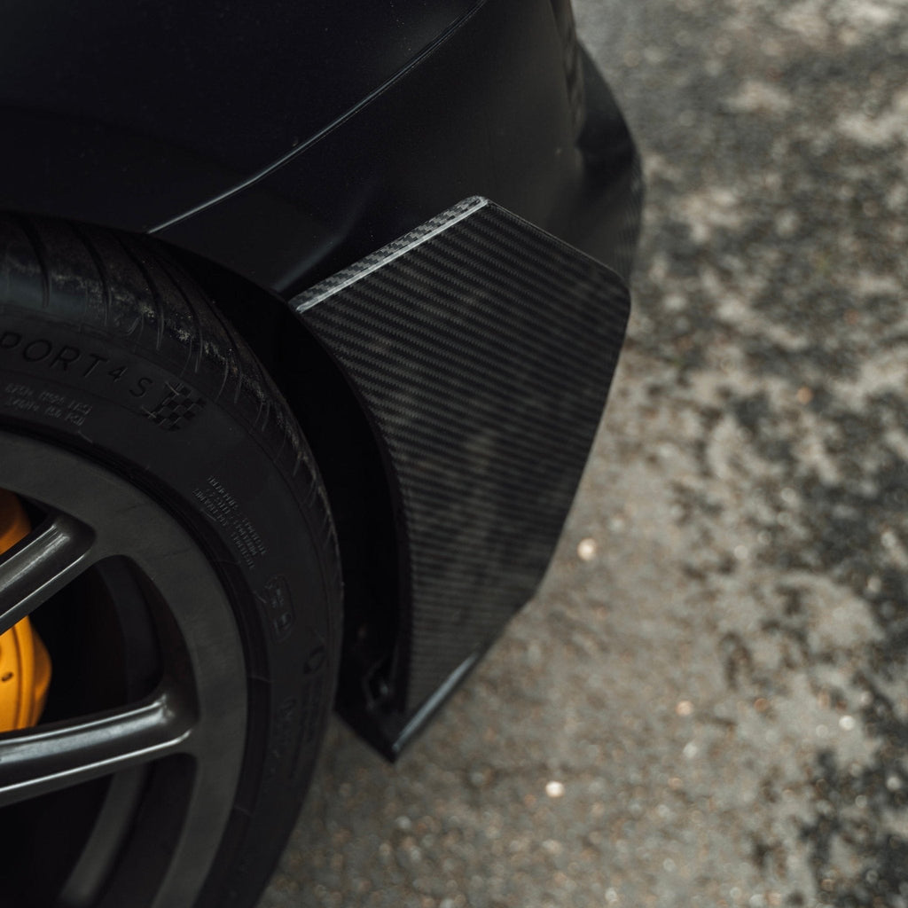 Audi R8 4S Facelift LCI Pre-Preg Carbon Fibre Rear Bumper Canards by TRE (2021-2024)