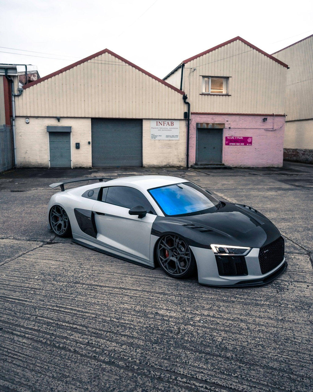 Audi R8 Gen 2 4S Carbon Fibre Competition Front Bonnet