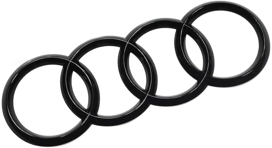 Audi R8 Gen 2 Blackout Badges Front & Rear Set (2015-2024)