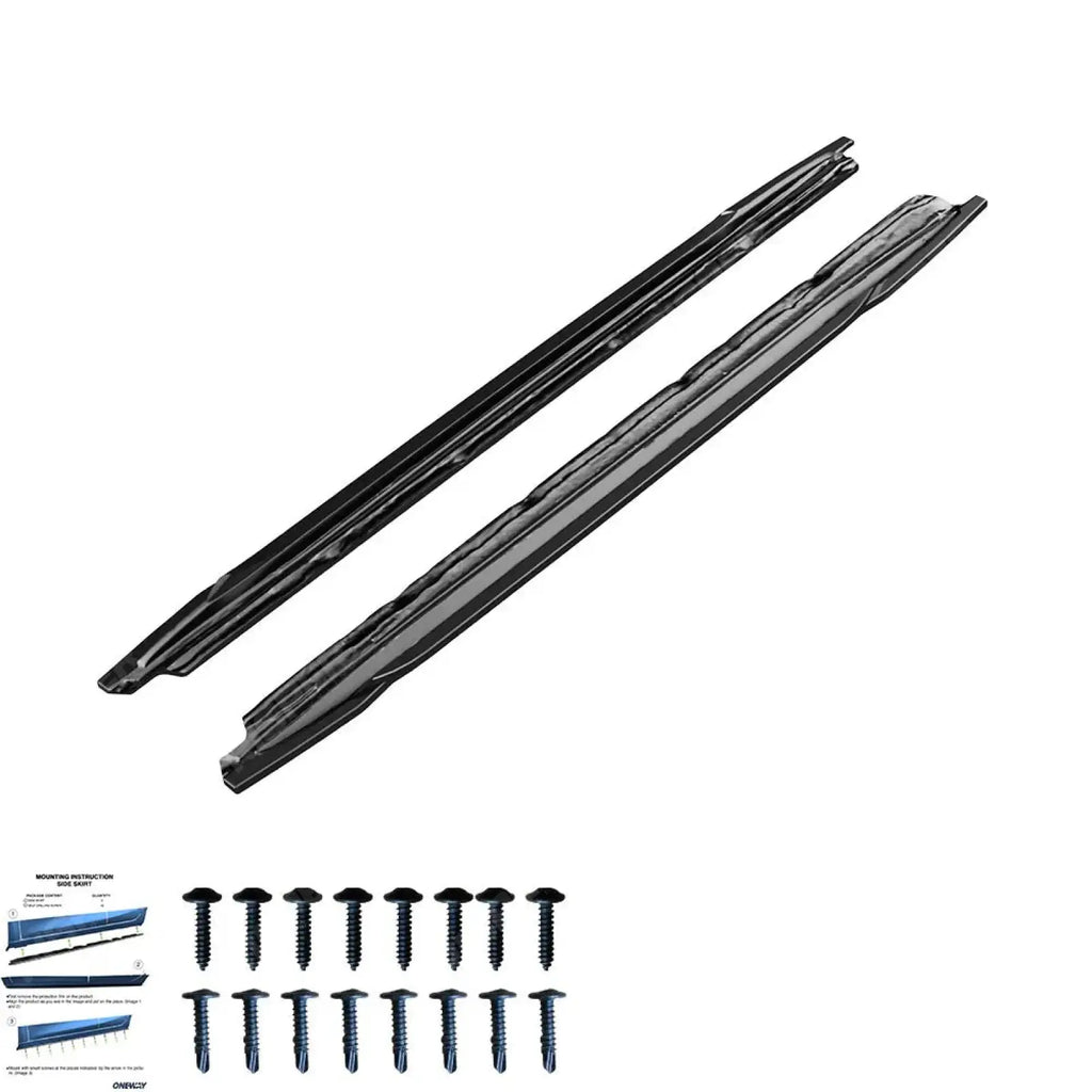 Audi S3 8Y 2020+ / Audi A3 S-Line 8Y 2020+ Side Skirts In Gloss Black (2 Pcs)