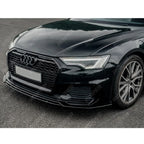 Audi S6 C8 / A6 C8 S-Line Sedan-Avant 2019+ Front Splitter