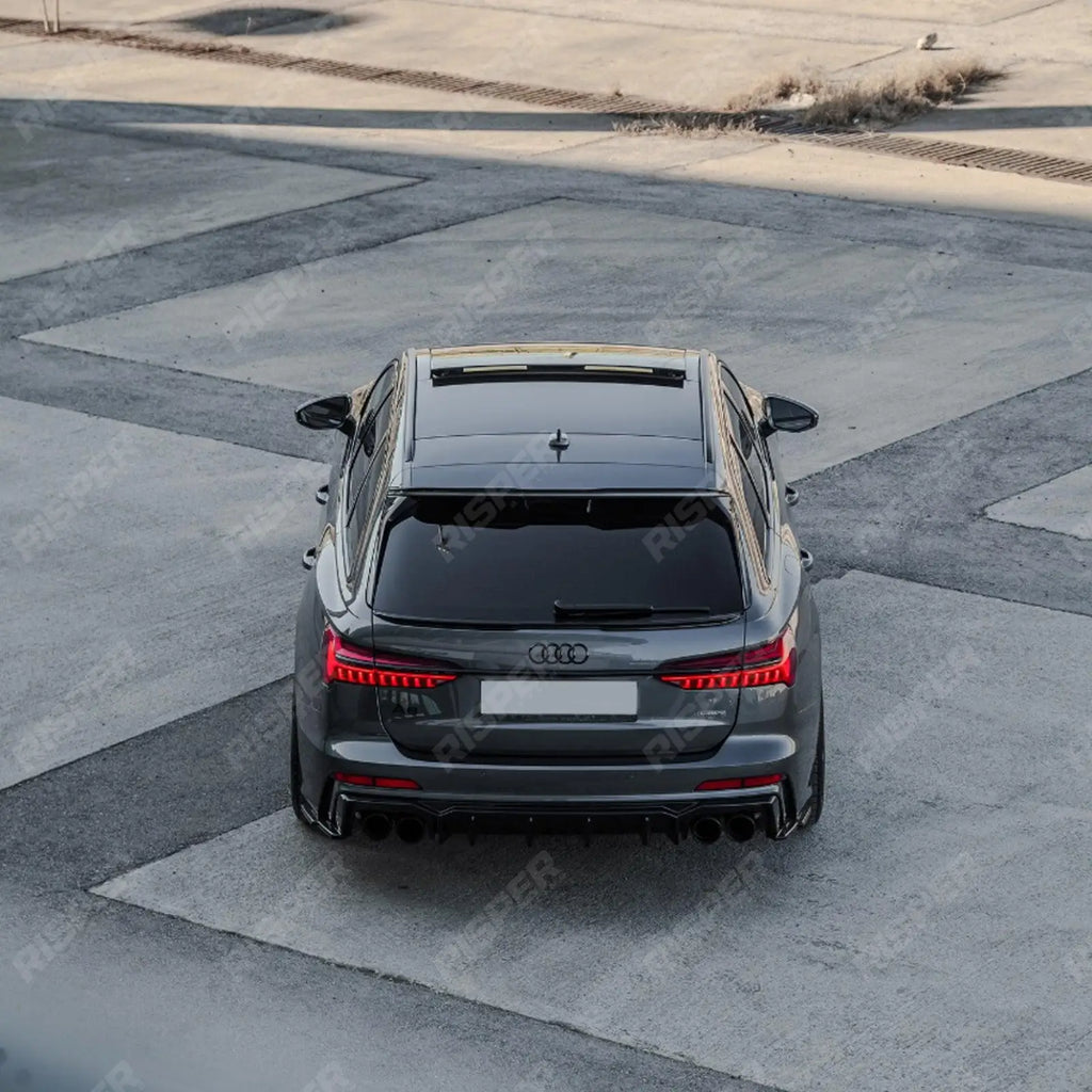 Audi S6 C8 Avant 2019+ Lower Spoiler / Audi A6 C8 S-Line Avant 2019+ Lower Spoiler