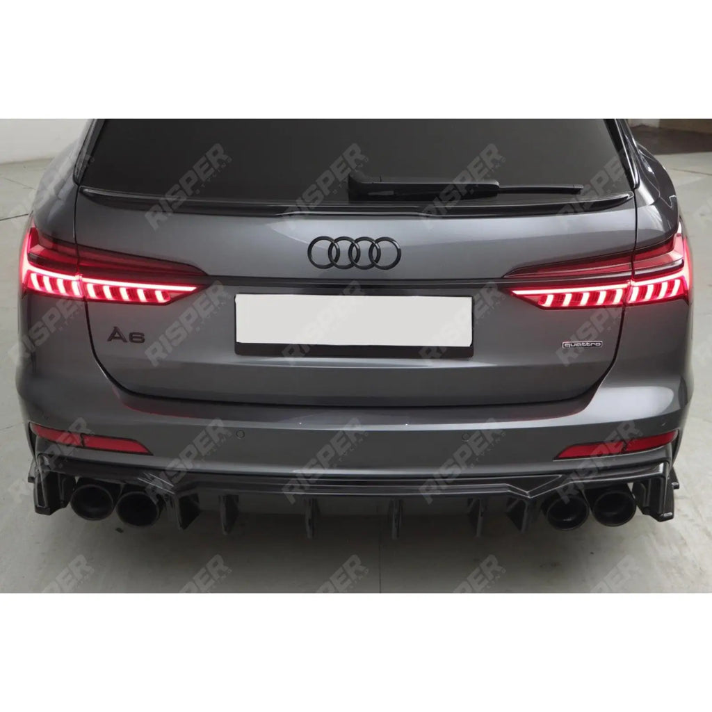 Audi S6 C8 Avant 2019+ Lower Spoiler / Audi A6 C8 S-Line Avant 2019+ Lower Spoiler