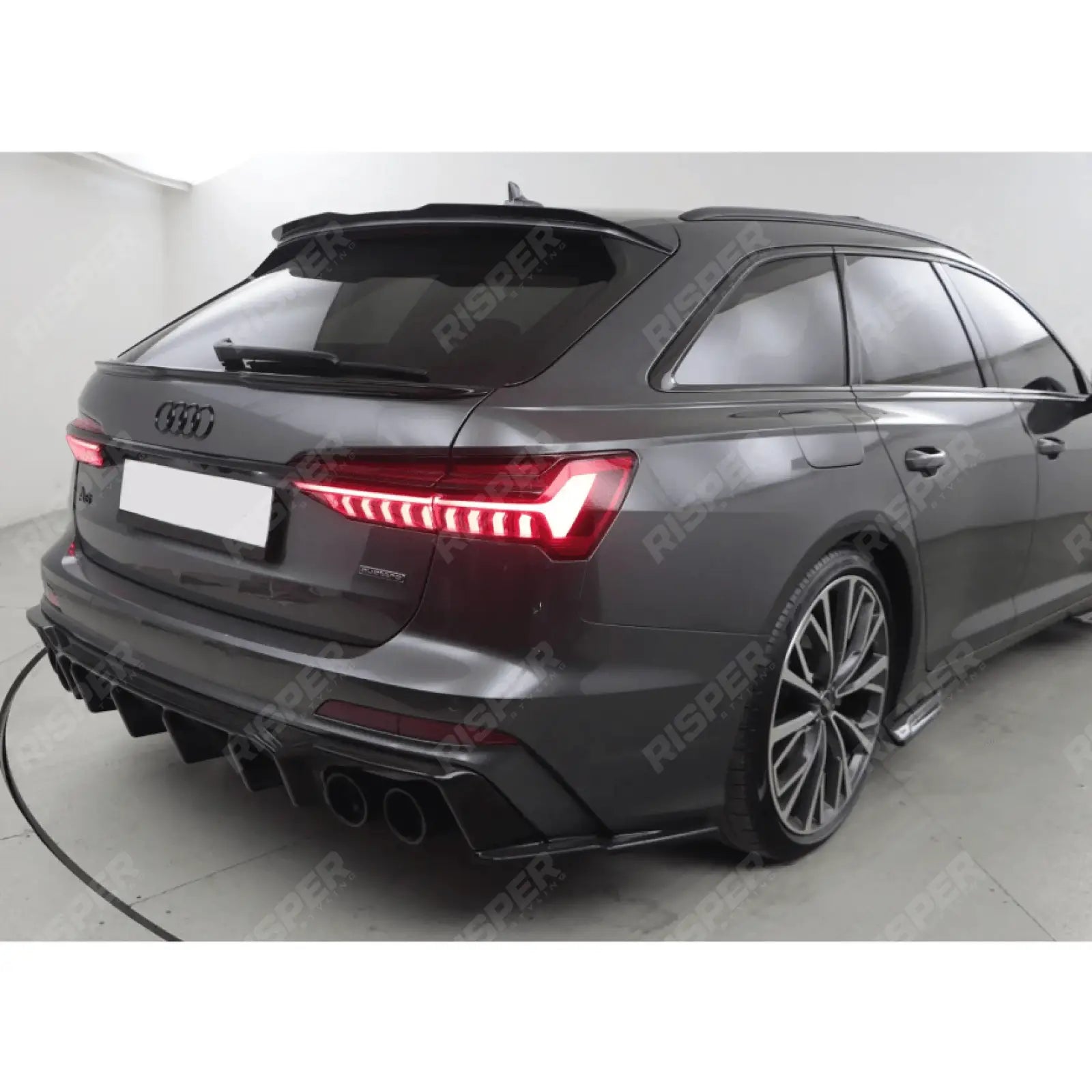 Audi S6 C8 (Sedan-Avant) 2019+ / Audi A6 C8 S-Line (Sedan-Avant) 2019+ Rear Valance & Rear Side Splitters