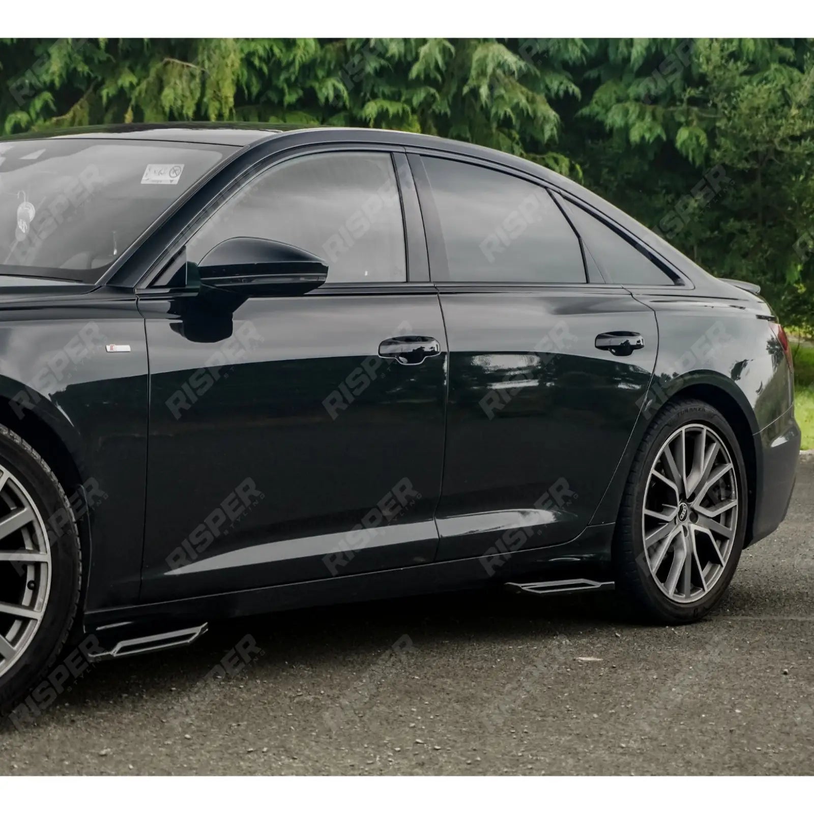 Audi S6 C8 (Sedan-Avant) 2019+ Side Skirts / Audi A6 C8 S-Line (Sedan-Avant) 2019+ Side Skirts (2PCS)
