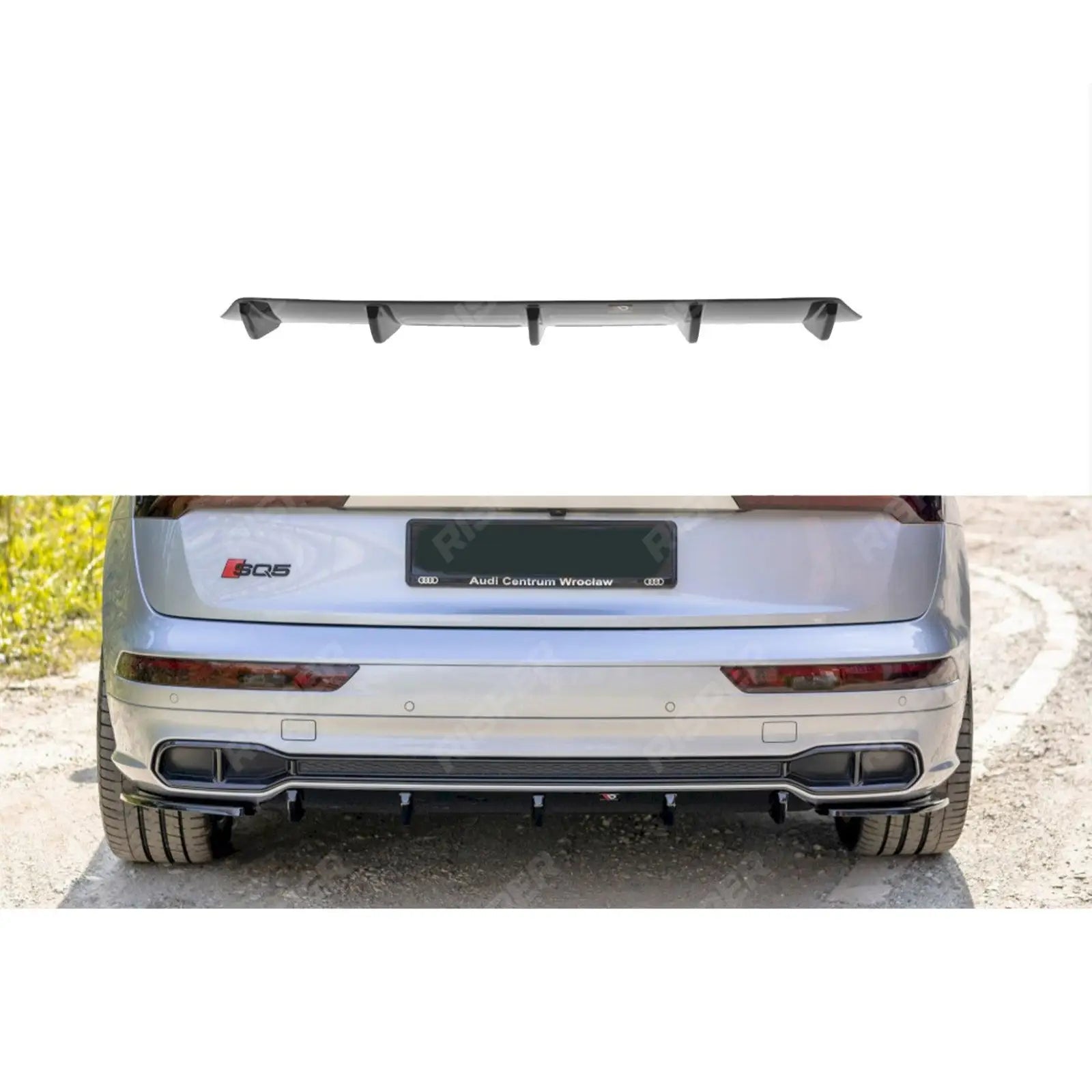 AUDI SQ5/Q5 S-LINE MK2 2017+ - MAXTON REAR VALANCE - GLOSS BLACK