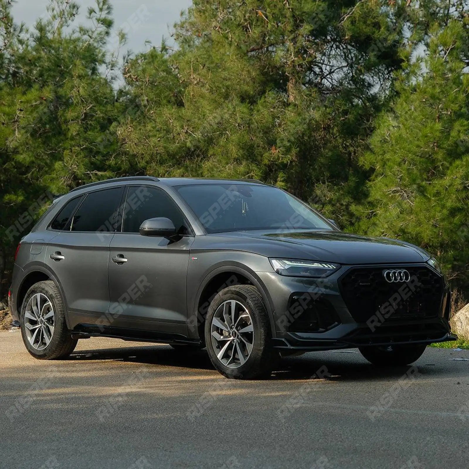 Audi SQ5 / Q5 S-Line Mk2 Facelift 2020-2024 Side Skirts In Gloss Black (2 Pcs)