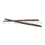 AUDI R8 V10 GEN 2.5 CARBON FIBRE SIDE SKIRTS - CT DESIGN