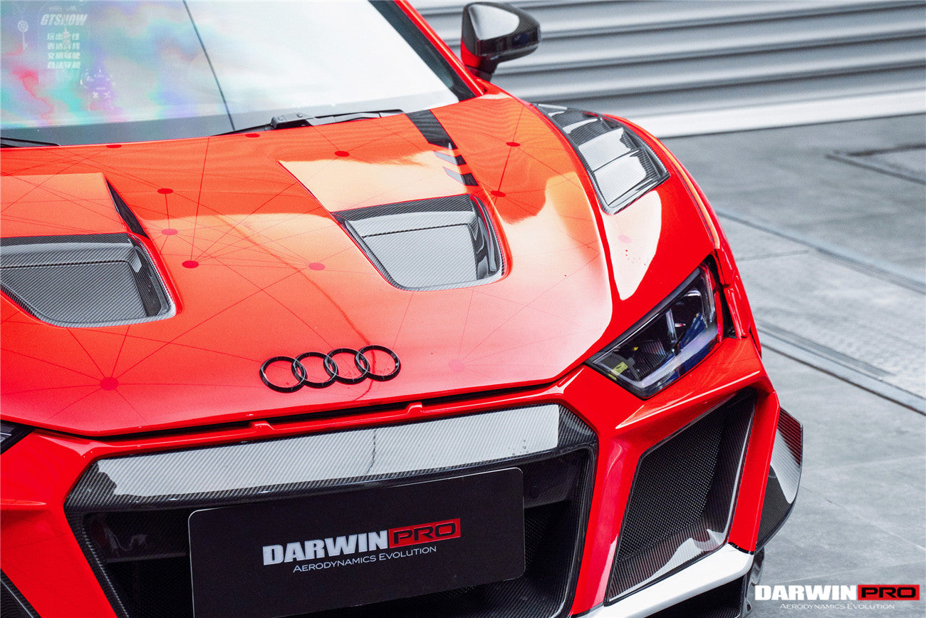 DARWINPRO - AUDI R8 COUPE / SPYDER 2016-23 IMPII CARBON FIBRE HOOD BONNET