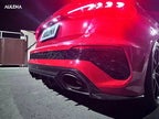 AULENA - AUDI RS3 8Y DRY CARBON FIBRE REAR DIFFUSER
