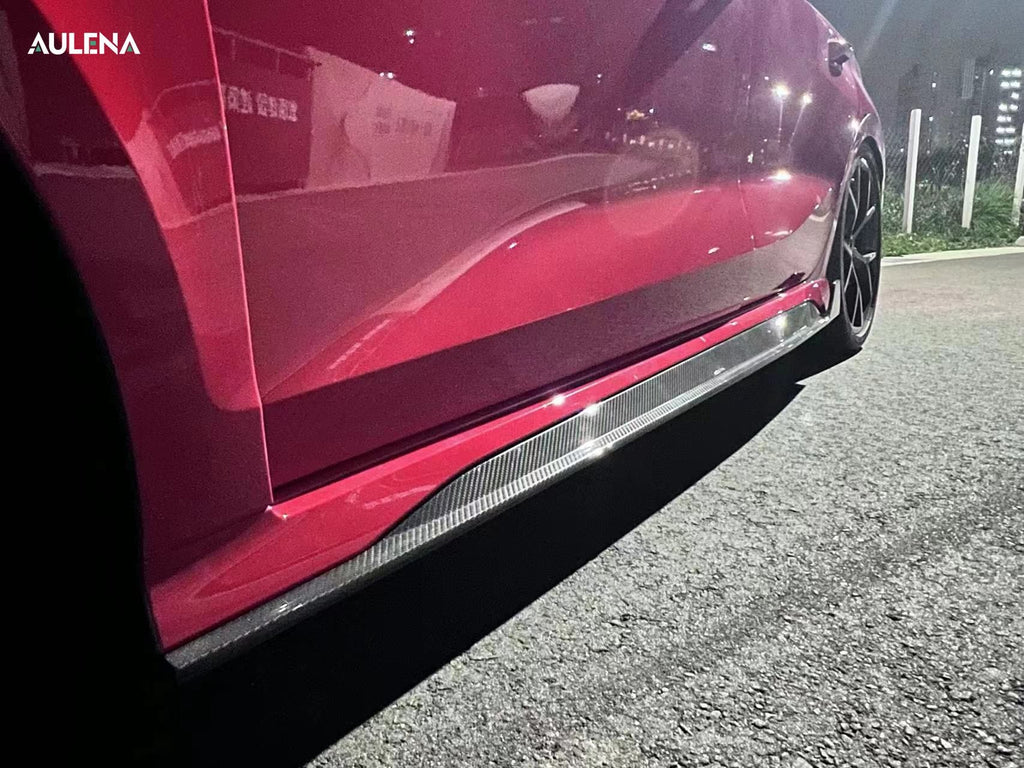 AULENA - AUDI RS3 8Y DRY CARBON FIBRE SIDE SKIRTS