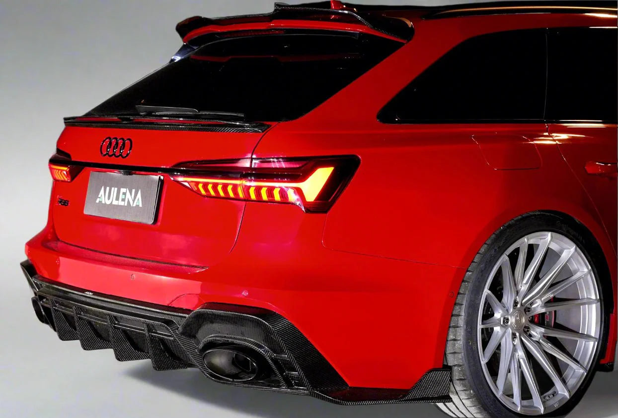 AULENA - AUDI RS6 C8 CARBON FIBRE REAR MID SPOILER