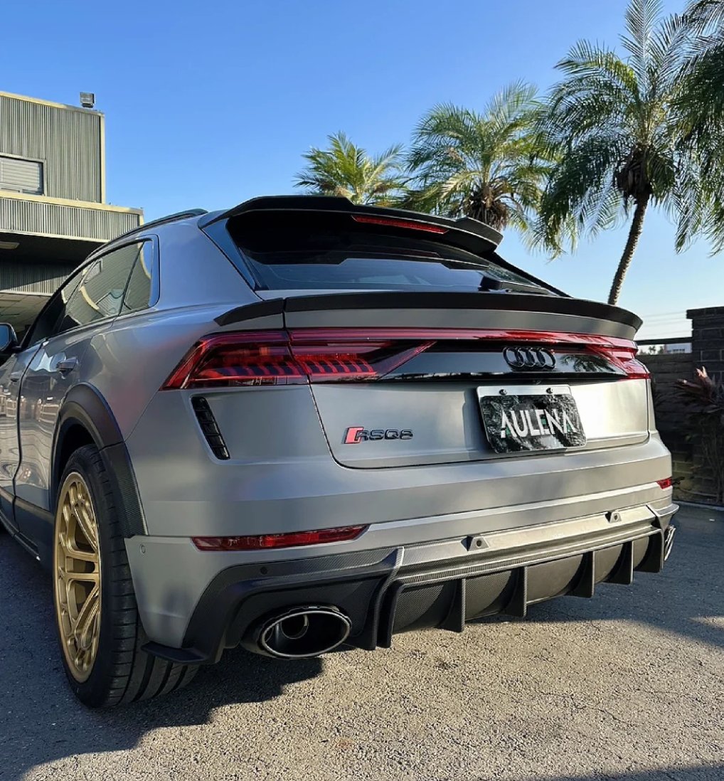 AULENA - AUDI RSQ8 DRY CARBON FIBRE REAR MID SPOILER