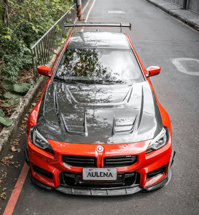 AULENA - BMW M2 G87 DRY CARBON FIBRE FRONT HOOD BONNET