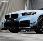 AULENA - BMW M2 G87 DRY CARBON FIBRE FRONT LIP SPLITTER