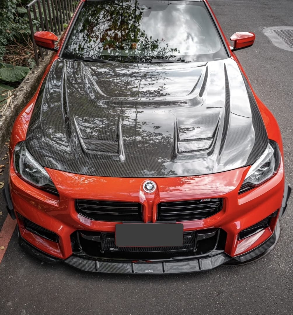 AULENA - BMW M2 G87 DRY CARBON FIBRE FRONT LIP SPLITTER