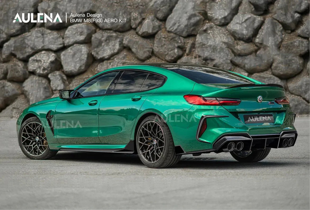 AULENA - BMW M8 F93 CARBON FIBRE SIDE SKIRTS