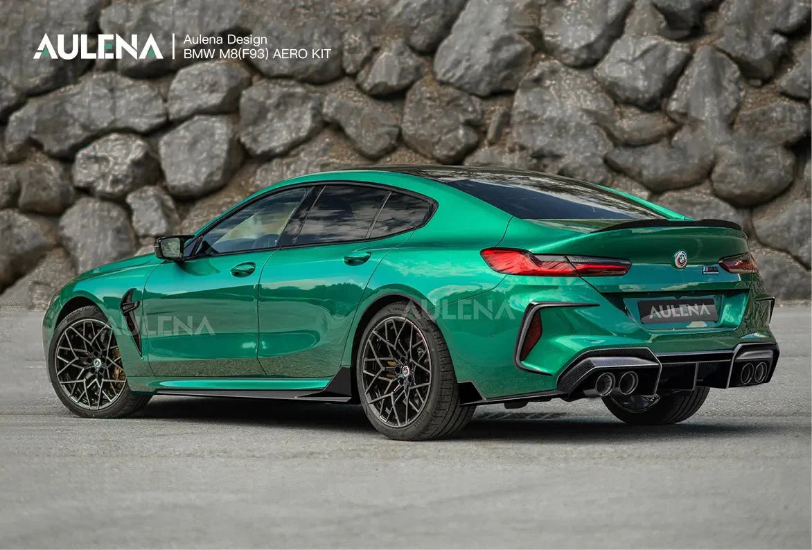 AULENA - BMW M8 F93 CARBON FIBRE SIDE SKIRTS