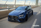 AULENA - MERCEDES BENZ A CLASS W177 A45 / A45S DRY CARBON FIBRE FRONT LIP SPLITTER