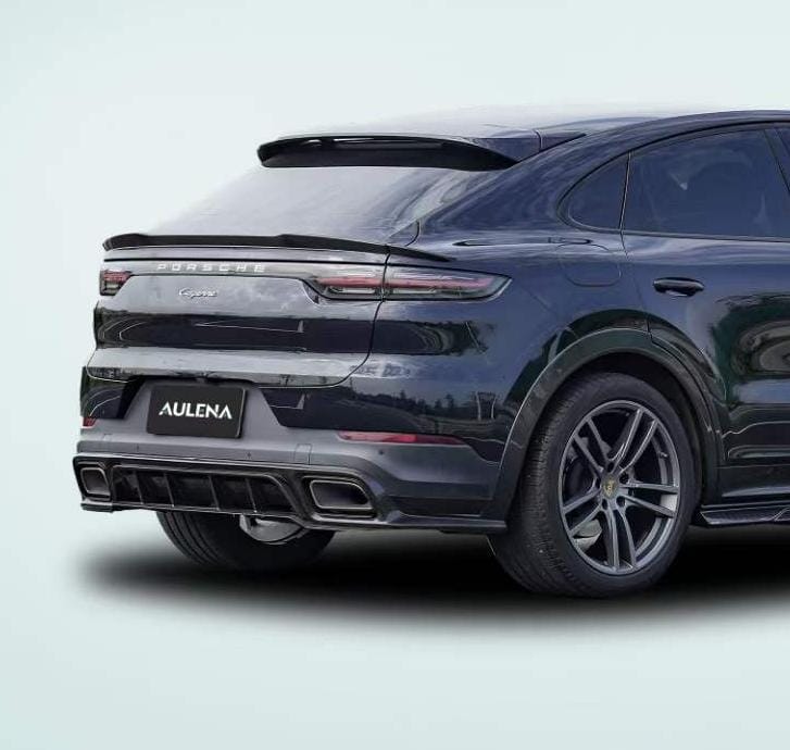 AULENA - PORSCHE CAYENNE COUPE 9Y3 DRY CARBON FIBRE REAR SPOILER
