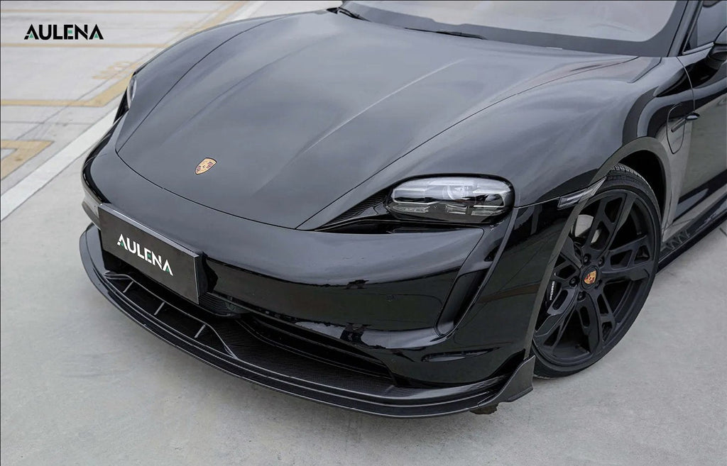 AULENA - PORSCHE TAYCAN DRY CARBON FRONT LIP