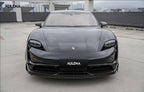 AULENA - PORSCHE TAYCAN DRY CARBON FRONT LIP