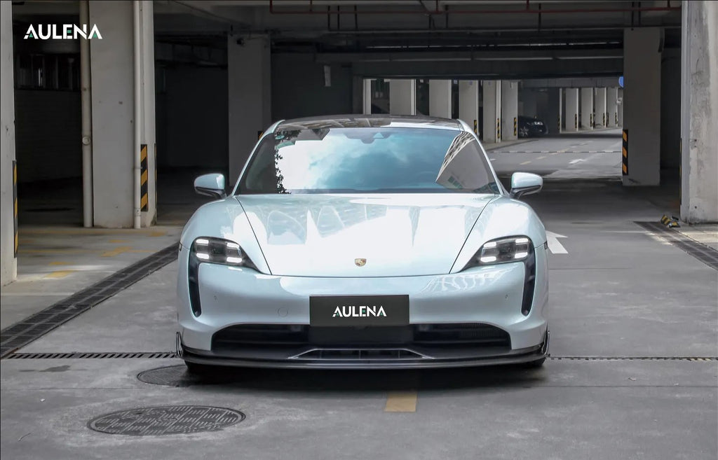 AULENA - PORSCHE TAYCAN DRY CARBON FRONT LIP