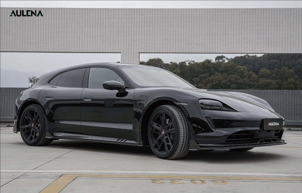 AULENA - PORSCHE TAYCAN DRY CARBON FRONT LIP