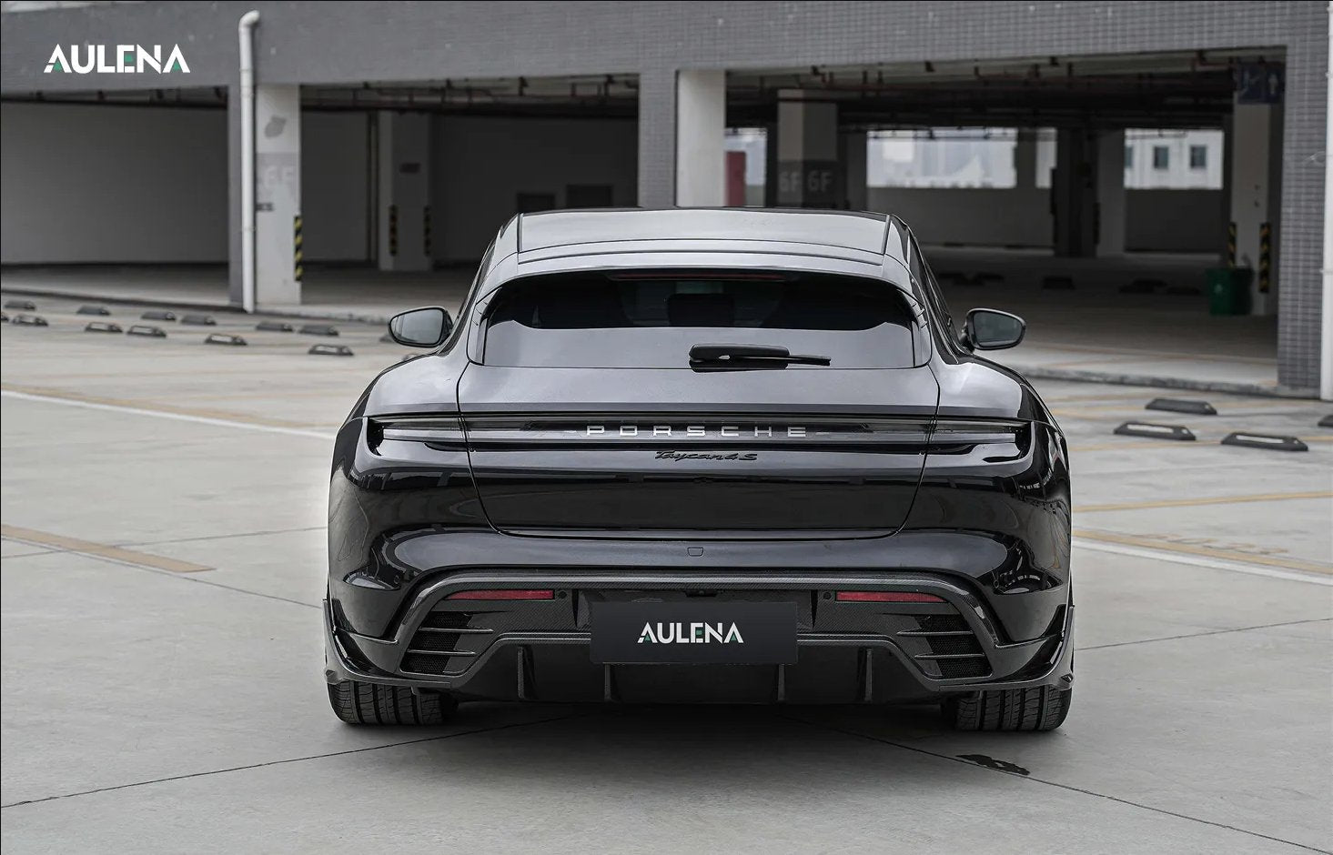 AULENA - PORSCHE TAYCAN DRY CARBON REAR DIFFUSER