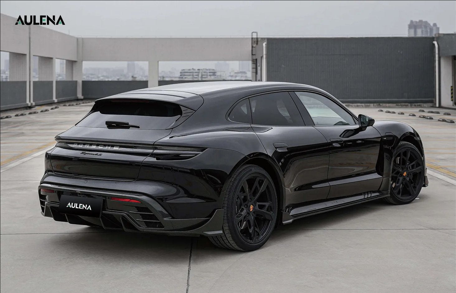 AULENA - PORSCHE TAYCAN DRY CARBON REAR DIFFUSER