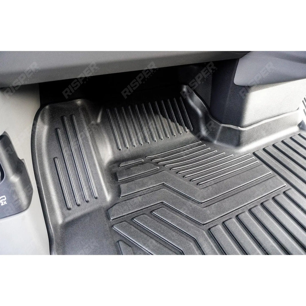 Automatic Mud Block Tailored Floor Mat 1 Piece For Ford Transit Custom 2023 on