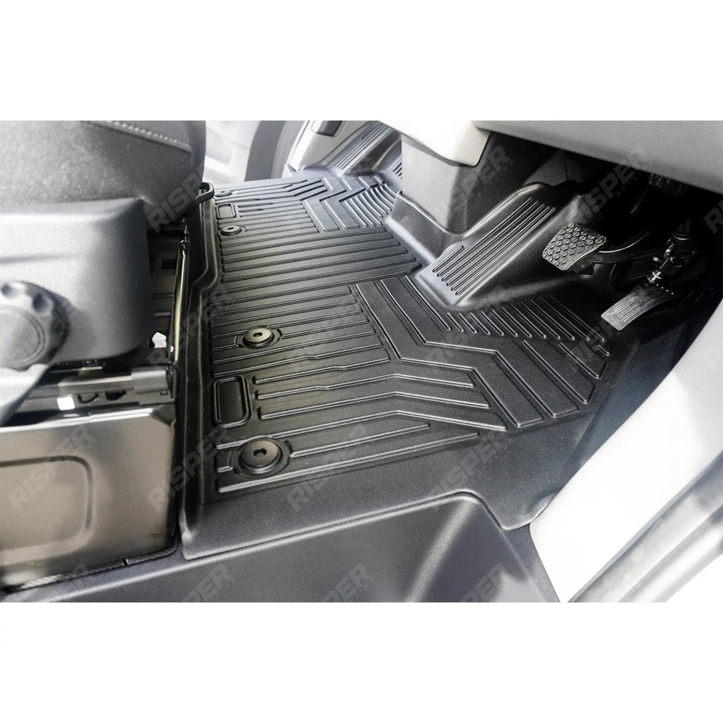 Automatic Mud Block Tailored Floor Mat 1 Piece For Ford Transit Custom 2023 on