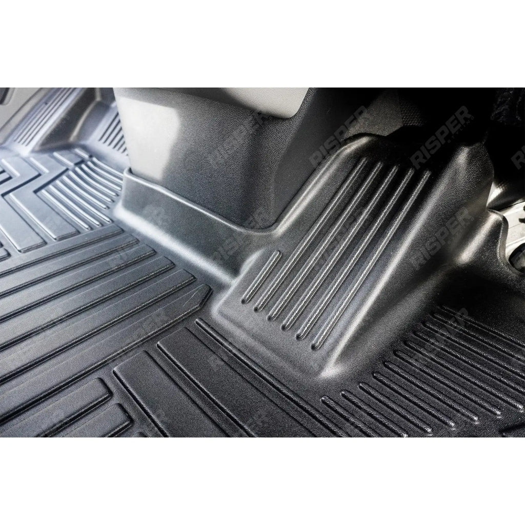 Automatic Mud Block Tailored Floor Mat 1 Piece For Ford Transit Custom 2023 on