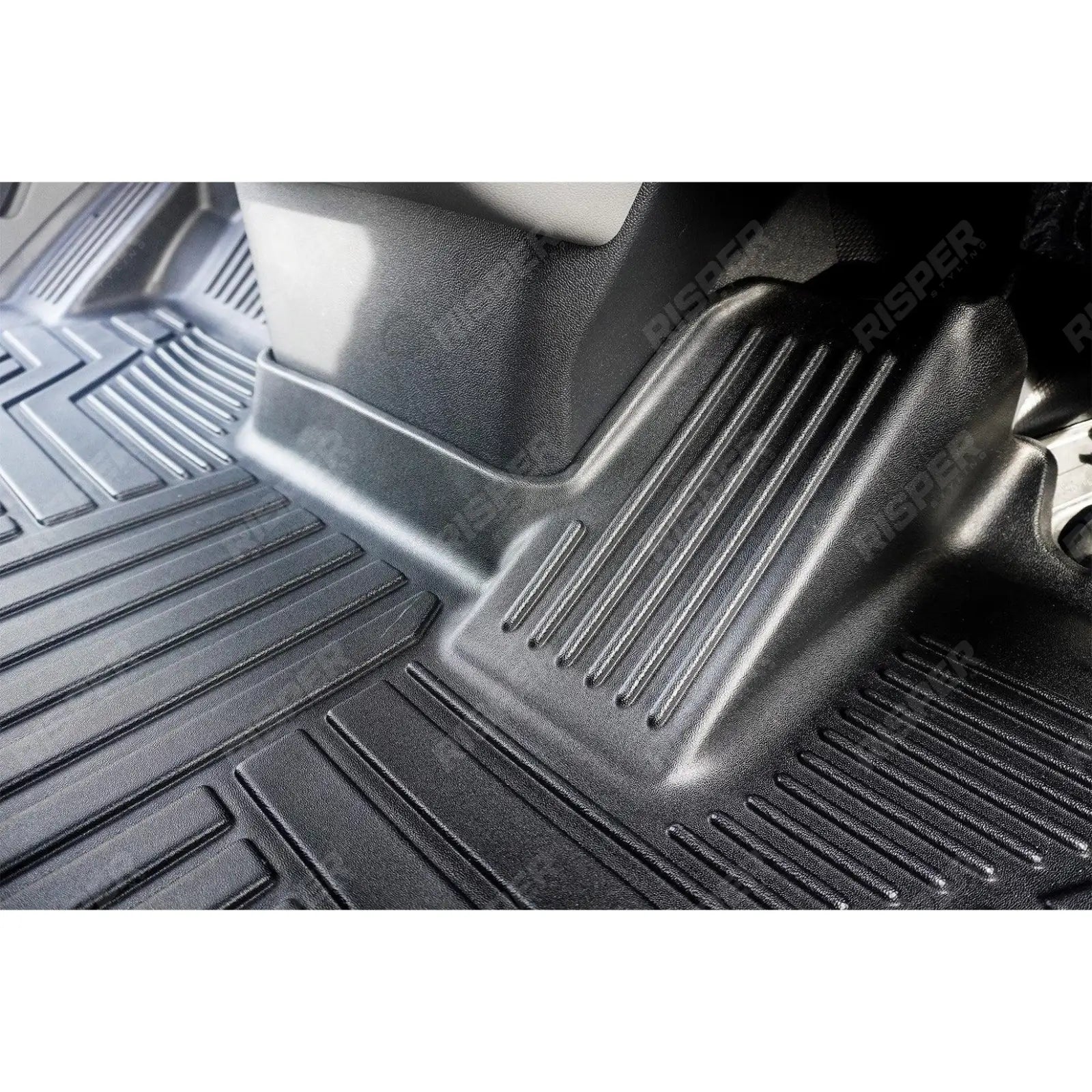 Automatic Mud Block Tailored Floor Mat 1 Piece For Ford Transit Custom 2023 on