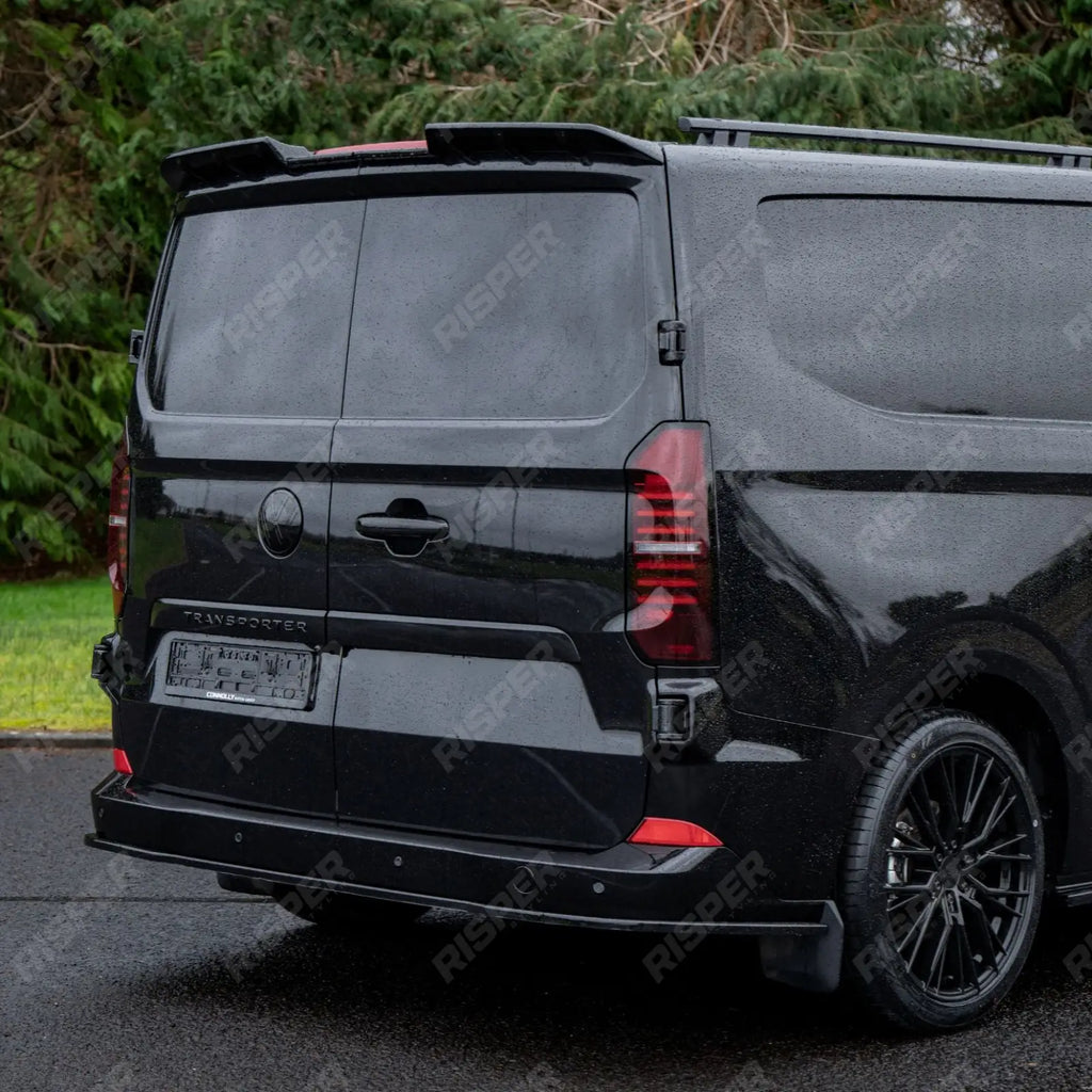 Barn Door V1 Spoiler In Gloss Black For Volkswagen Transporter T7 2025+