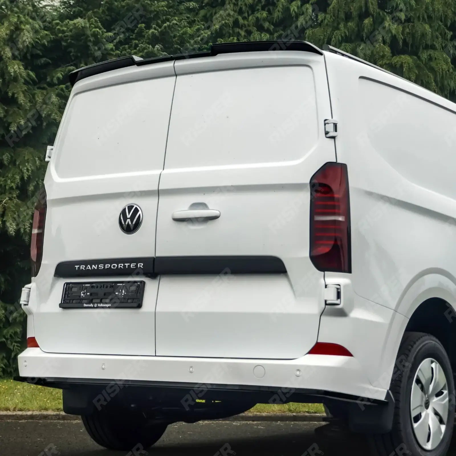 Barn Door V2 Spoiler In Gloss Black For Volkswagen Transporter T7 2025+