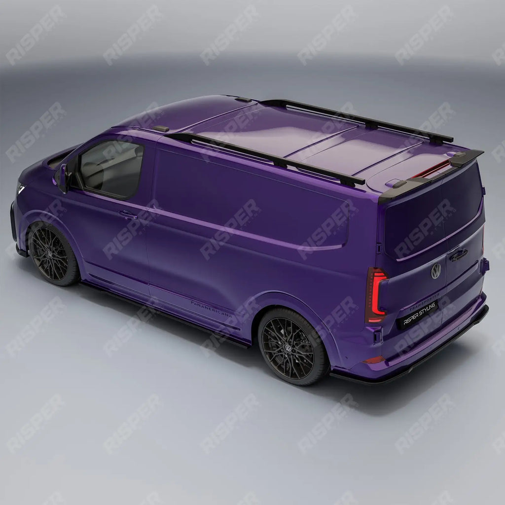 Barn Door V2 Spoiler In Gloss Black For Volkswagen Transporter T7 2025+
