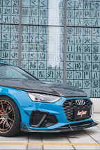 BCTXE - AUDI A4 S LINE / S4 B9.5 CARBON FIBRE FRONT BUMPER CANARDS