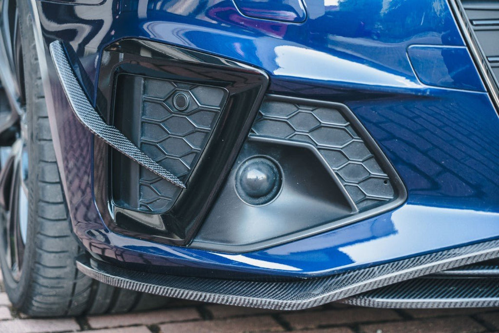 BCTXE - AUDI A4 S LINE / S4 B9.5 CARBON FIBRE FRONT BUMPER CANARDS