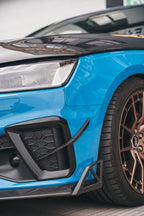 BCTXE - AUDI A4 S LINE / S4 B9.5 CARBON FIBRE FRONT BUMPER CANARDS